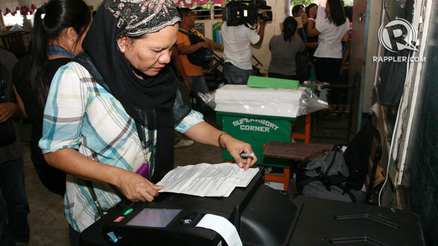 MAGUINDANAO. Voting in Maguindanao proceeds as scheduled. File photo