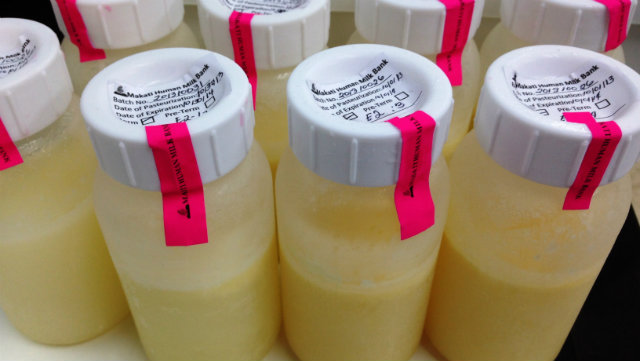 SAFETY FIRST. The breast milk undergoes a series of tests before and after pasteurization. It is stored in a special bottle and storage units. Photo from the Makati Human Milk Bank