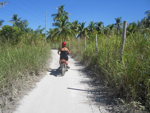 Renting a motorbike is a fun way of exploring the island. Photo by Charisse Anderson