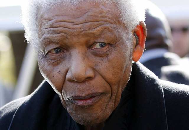 MANDELA. A picture taken on June 17, 2010 shows former South African President Nelson Mandela in Sandton. File photo by AFP.