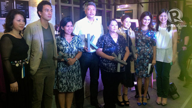 The Katha Awardees took center stage at the awards ceremony held at Cafe ELLE Deco. Photo by Rappler.com