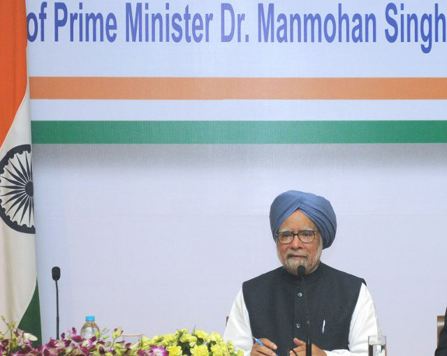 MANMOHAN SINGH. India's Prime Minister Manmohan Singh announced that he will step down after elections this year and said reluctant political scion Rahul Gandhi should take his place if the ruling Congress party wins an unlikely third term. PRESS INFORMATION BUREAU/AFP PHOTO