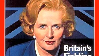 MARGARET THATCHER, BRITAIN's FIGHTING lady, on the cover of TIME magazine on May 14, 1979. Image from Facebook
