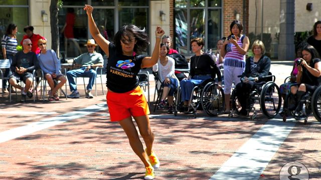 MORE THAN DANCE. Marie Alonzo-Snyder at the Zouk-Lambada flash mob in Princeton. All photos from Marie Alonzo-Snyder