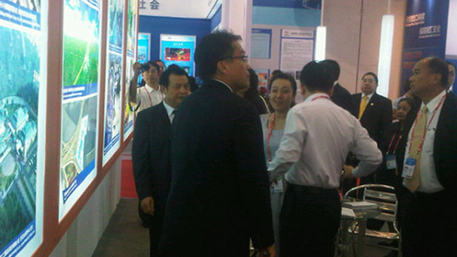 SPECIAL ENVOY. Interior Secretary Mar Roxas at the China-ASEAN Expo in Nanning, China. Photo by Presidential Spokesperson Edwin Lacierda 