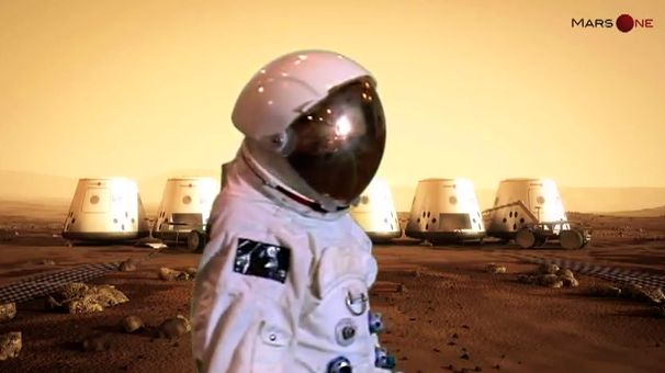 A STILL FROM THE 'Mars One' introductory video on YouTube (MarsOneProject)
