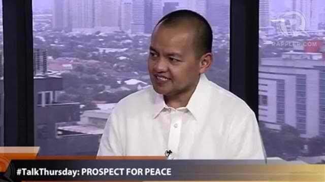 LEONEN. From the government peace panel to the SC? 