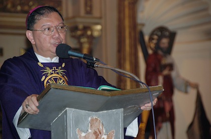 CONTROVERSIAL BISHOP. Bishop Jesse Mercado of the Diocese of Parañaque is in the eye of a storm.