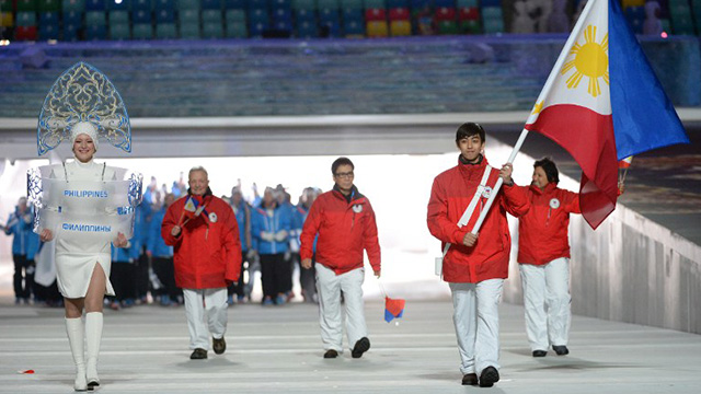 EVERYTHING ON THE LINE. With little government support, the family of Michael Christian Martinez's family mortgaged their home to send him to Sochi. Photo by Andrej Isakovic/AFP