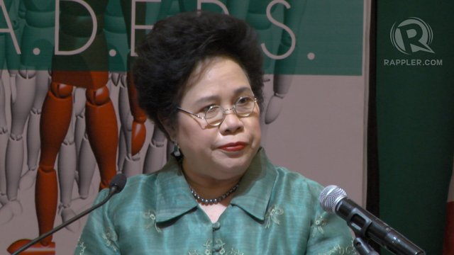 2016. Senator Miriam Santiago says a woman should be elected Philippine president in 2016. File photo by Franz Lopez/Rappler 