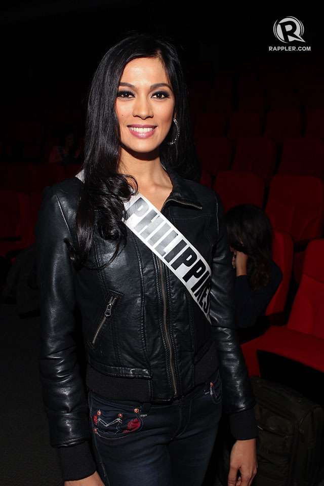 RELAXED. Miss Philippines Ariella Arida at the coronation night rehearsal last November 6. All photos for Rappler by Jory Rivera/OPMB