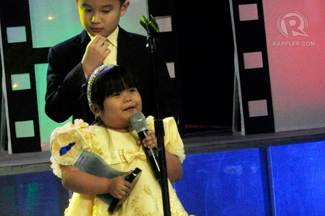 BEST CHILD PERFORMER. Ryzza Mae Dizon is happy and thankful for her award