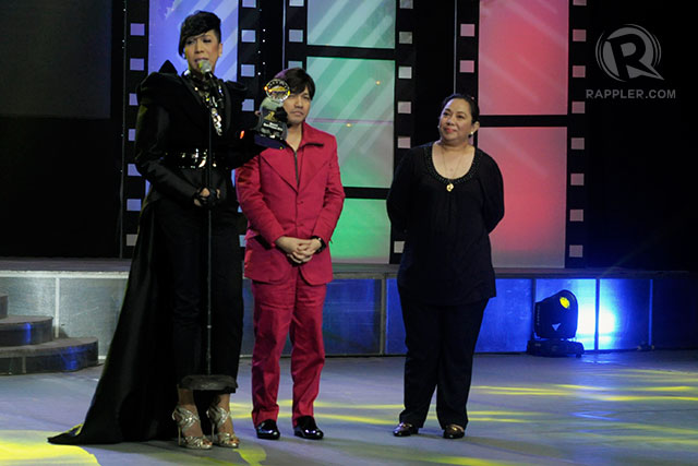 2ND BEST PICTURE. Vice Ganda accepting the award with Director Wenn Deramas