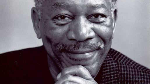 THE ACTOR WHO HAS played the role of President supports the US President. Photo from the Morgan Freeman Facebook page, taken by Andy Gotts