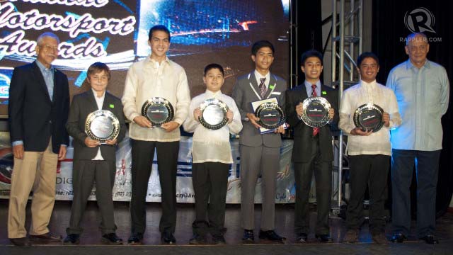 FUTURE OF MOTORSPORTS. Young winners of the national karting series: (from left to right) Tai Zulberti, Carl Luig, Luigi Lachica, Vencer Jon Suba, Estefano Rivera and Jazz Monzones