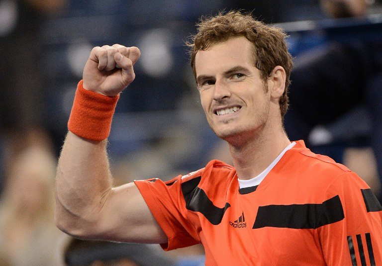 ANOTHER WIN. British tennis player Andy Murray reacts winning against Uzbekistan's Denis Istomin during their 2013 US Open men's singles match at the USTA Billie Jean King National Tennis Center in New York on September 3, 2013. AFP/Emmanuel Dunand