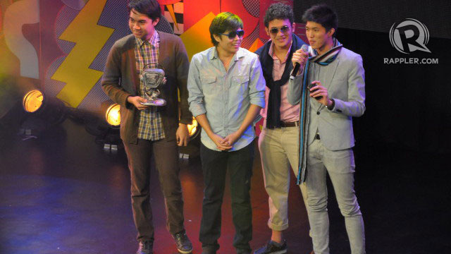 STARTING YOUNG. Newcomer group Never The Strangers bag Favorite Media Sountrack award for their song 'Moving Closer'