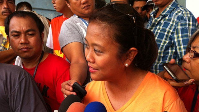 SPARE KIDS. Nancy Binay asks her detractors to mount an “issue-based campaign” and spare her children from personal attacks. File photo by Rappler/Ayee Macaraig