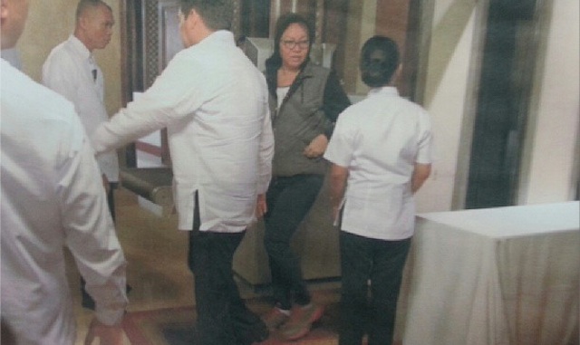 IN DANGER: Janet Lim Napoles says she fears for her life. Malacañang photo