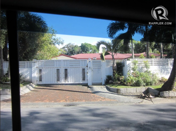 FORBES PROPERTY. This is the Forbes house owned by Janet Lim-Napoles Msgr Josefino Ramirez is renting according to documents. Photo by Rappler