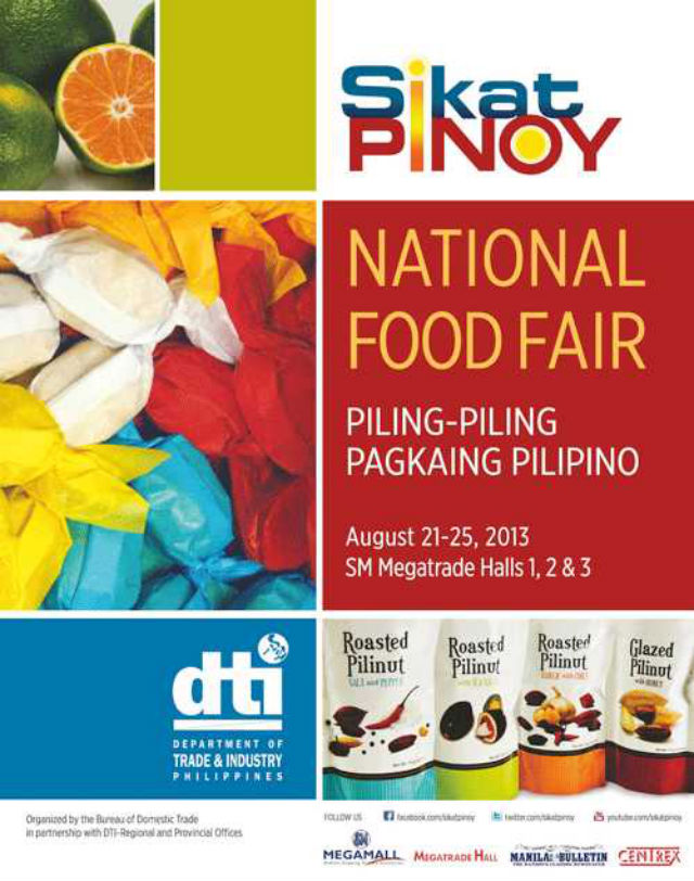 THE COUNTRY'S FINEST. A showcase of food from the country's 7107 islands. Photo from DTI website. 