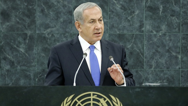 KEEPING PRESSURE UP. On Monday, Israeli PM Benjamin Netanyahu warned against easing up on Iran over its nuclear program. UN Photo/Evan Schneider