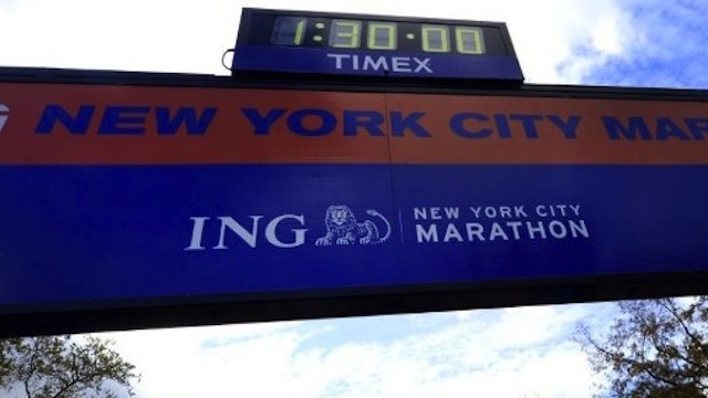 CANCELED. Mayor Michael Bloomberg gives into pressure and cancels the 43rd New York City marathon set for November 4 following the destruction wrought by superstorm Sandy. AFP PHOTO / TIMOTHY A. CLARY 