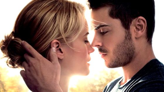 SOULMATES ARE REAL. Taylor Schilling and Zac Efron in 'The Lucky One.' Image from the Nicholas Sparks Facebook page