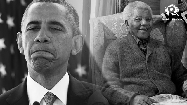 MANDELA AND OBAMA. The two presidents shattered racial boundaries on either side of the Atlantic