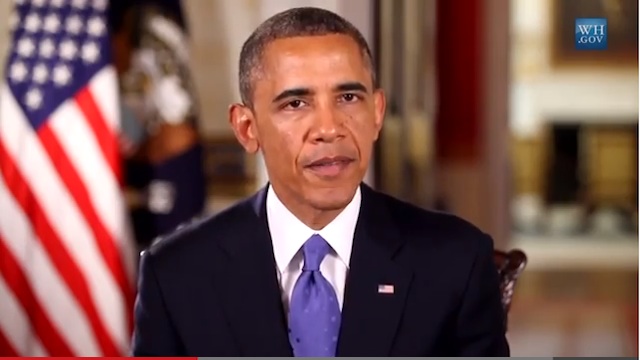DEEPLY DISAPPOINTED. US President Barack Obama said he was upset by the Supreme Court's decision on the Voting Rights Act. File frame grab courtesy of the White House