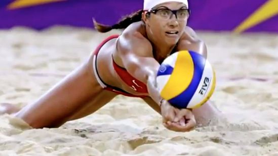 MISTY MAY-TREANOR. Screen grab from YouTube (AP) 