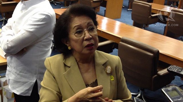 'NO 8-PAGE MEMO.' Ombudsman Conchita Carpio Morales says there is no such thing as the reported 8-page memo naming Enrile as the pork scam mastermind but says she has a 200-page memo. Photo by Ayee Macaraig/Rappler