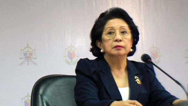 CONFIDENTIALITY RULE. Morales advises the Senate against summoning Napoles citing her office's confidentiality rule but legal experts say the Senate is not bound by the administrative order. File photo by Raffy Taboy 