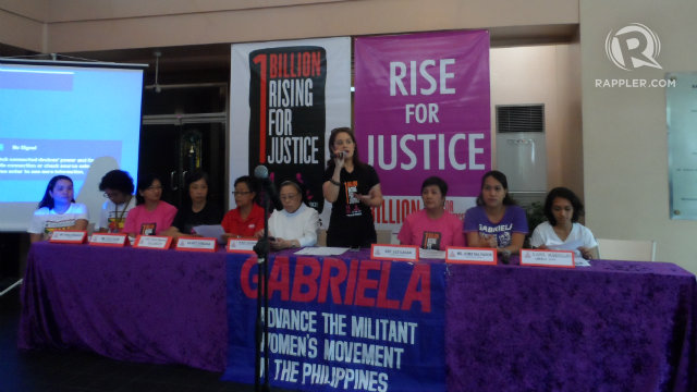 ONE BILLION RISING. According to Monique Wilson, injustice and the culture of impunity are at the core of the prevalent violence committed against women and children. Photo by Raisa Serafica/Rappler