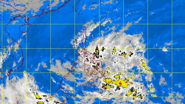 POTENTIAL STORM. A low pressure area draws closer to Mindanao. PAGASA satellite image as of 4:32 am