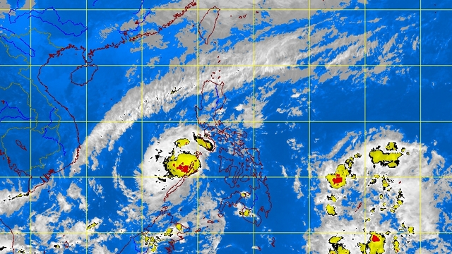 MAINTAINING STRENGTH. Typhoon Pablo keeps winds of 120 km/h based on PAGASA's 5 pm update. Image courtesy of PAGASA