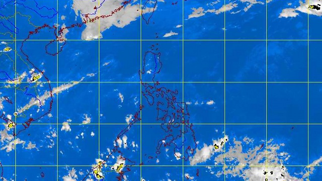 LPA EXTENSION. The trough of an LPA will affect Mindanao on Wednesday. PAGASA satellite image as of 4:32 pm
