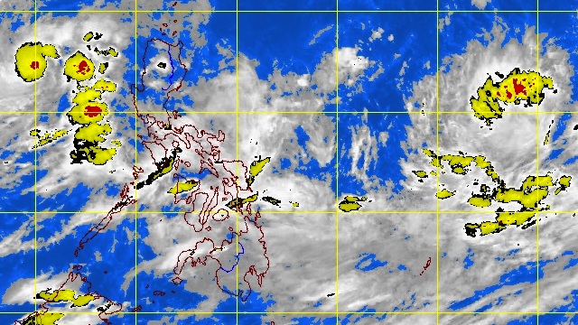 MTSAT ENHANCED-IR satellite image at 5.32 pm, 1 October 2012. Image courtesy of PAGASA