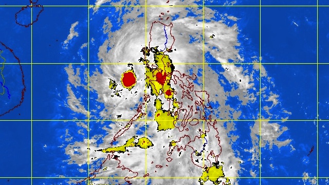 MSAT ENHANCED-IR satellite image at 4.32 pm, October 25. Image courtesy of PAGASA
