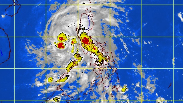 MSAT ENHANCED-IR satellite image at 9.32 pm, October 25. Image courtesy of PAGASA