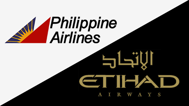 PAL, Etihad Airways dalam komposisi landmark