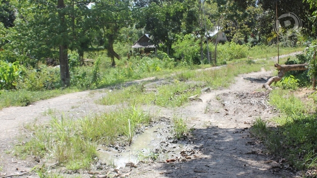 CULANDANUM-PANALINGAN CROSS ROAD. Improvement project worth P20-M. Photo courtesy of Bishop Pedro Arigo