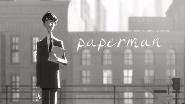 SEASON OF LOVE. Fall in love with the love story of 'Paperman.' Screen grab from YouTube (disneyanimation)
