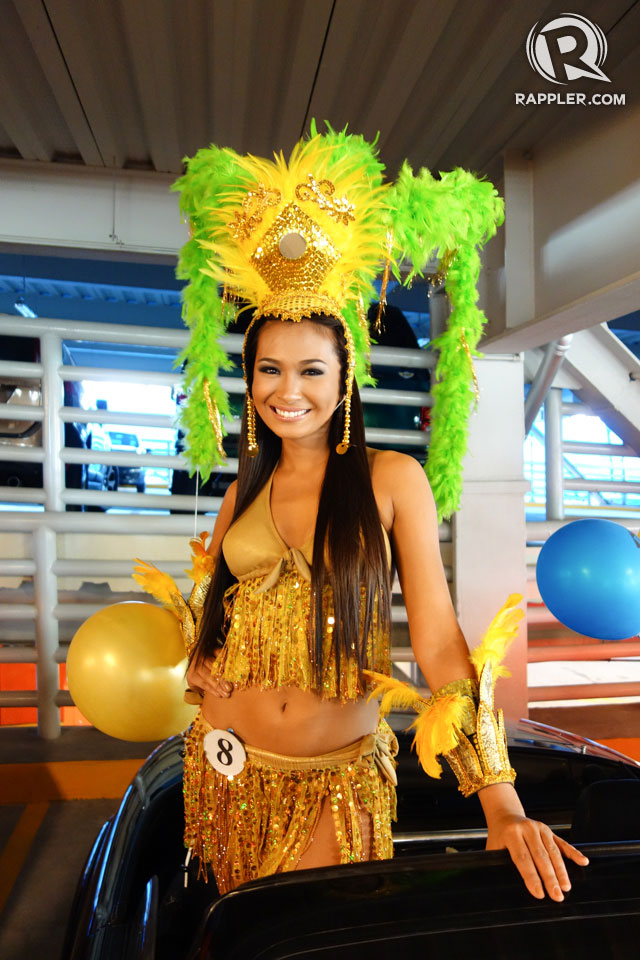 PARADE OF BEAUTIES. Abbygale Monderin at the Parade of Beauties on April 6, Araneta Center, Cubao. Photo by Edric Chen
