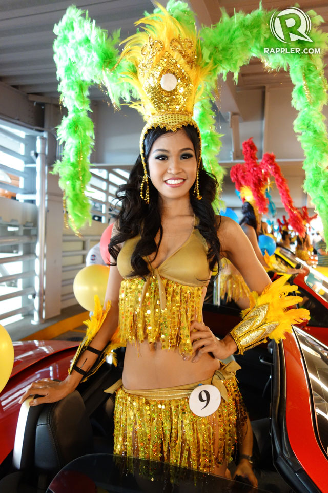 PARADE OF BEAUTIES. Katherine Anne Enriquez at the Parade of Beauties on April 6, Araneta Center, Cubao. Photo by Edric Chen