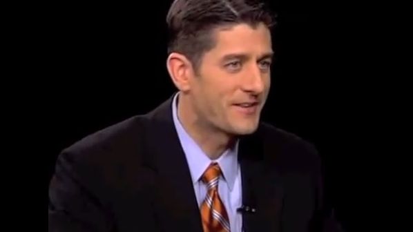 HOT OR NOT? REPUBLICAN VP candidate Paul Ryan. Screen grab from YouTube (RepPaulRyan)