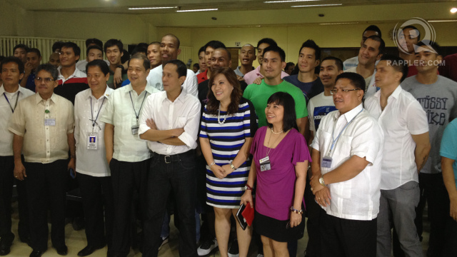 TAX EDUCATION. The BIR educates professional basketball players on how to pay taxes. Photo by Rappler/Aya Lowe
