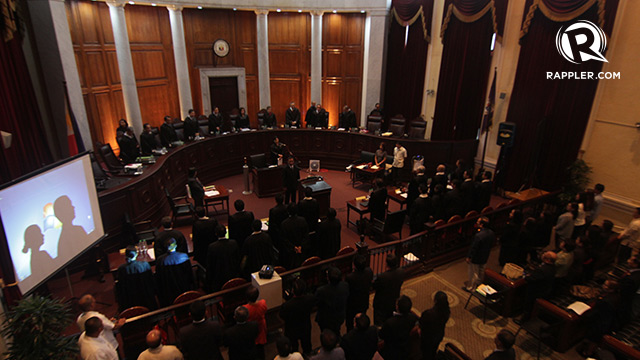 UNCONSTITUTIONAL? The Supreme Court hears oral arguments on the constitutionality of the PDAF and the utilization of the Malampaya fund on October 8. Photo by LeAnne Jazul/Rappler