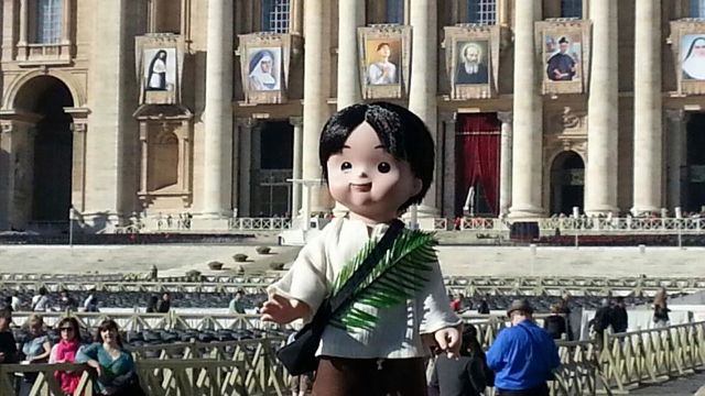 PEDRITO THE DOLL AWAITING Pedro Calungsod's canonization in Vatican City, Italy. According to a report by ABS-CBN (Bandila), Pedrito dolls will be distributed on Oct. 21.