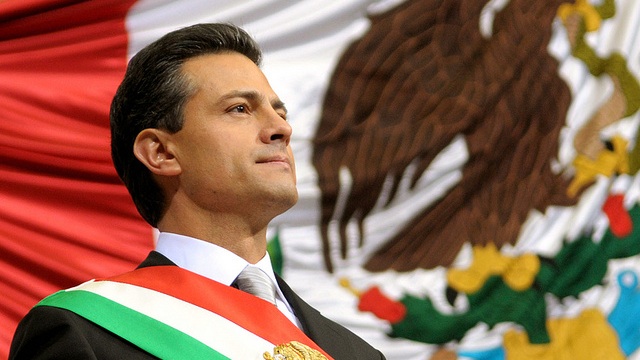 Mexican President Enrique Peña Nieto during the ceremonial transfer of executive powers, Mexico City, Mexico, 1 December 2012. Photo courtesy of the Office of the President, Mexico.